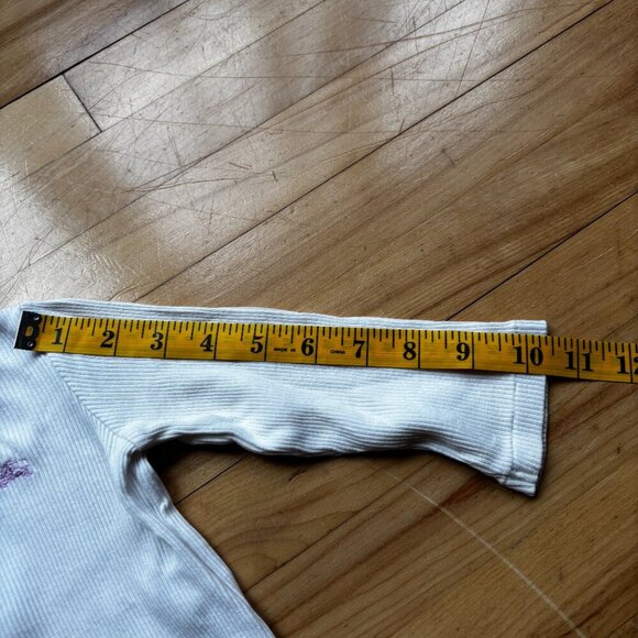 Burberry Girls' White Cotton Undershirt – Size 80cm - Picture 3 of 15